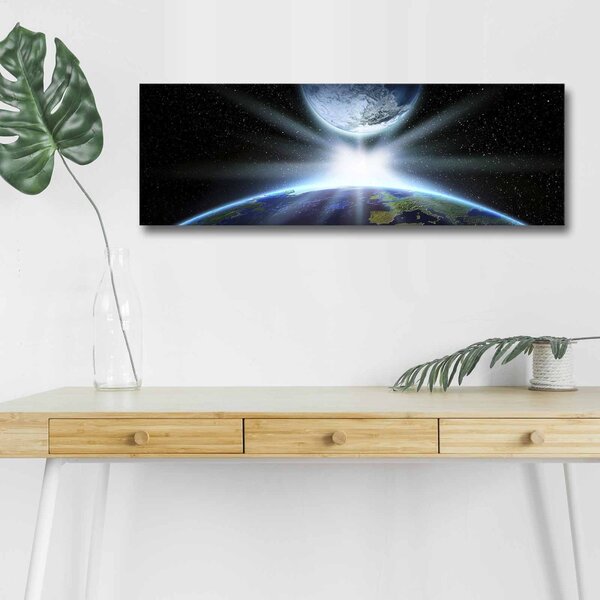 Wallity Obraz s LED osvetlením ZÁBLESK VE VESMÍRU 30 x 90 cm