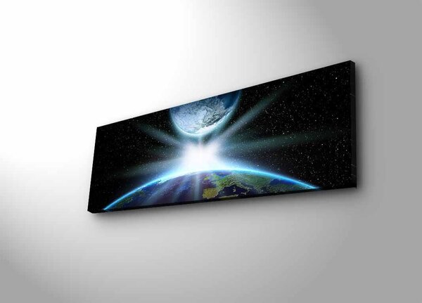 Wallity Obraz s LED osvetlením ZÁBLESK VE VESMÍRU 30 x 90 cm