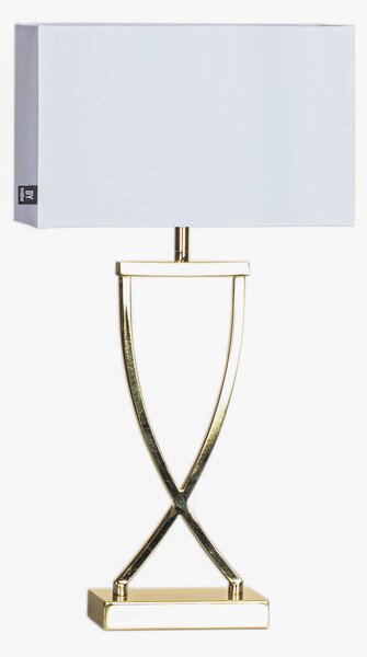 By Rydéns Omega stolová lampa mosadz/biela výška 52cm
