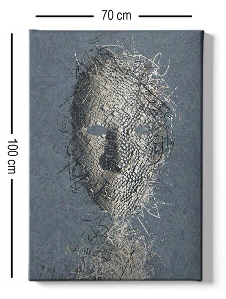 Wallity Obraz ŽELEZNÁ MASKA 70 x 100 cm