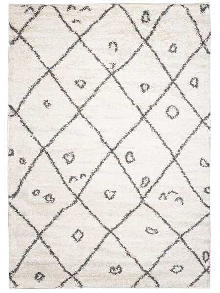 Kusový koberec shaggy Piata krémový 120x170cm