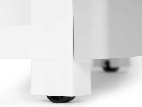Regál s 5 výsuvnými zásuvkami na kolieskach farebné zásuvky ModernHome
