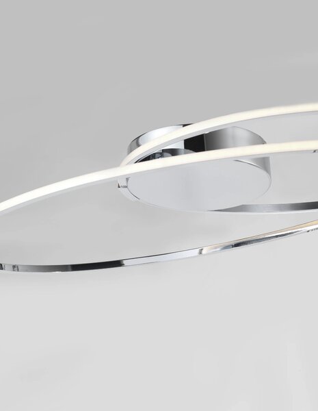 LED stropné svietidlo Viareggio 60 Chrome – Sivá