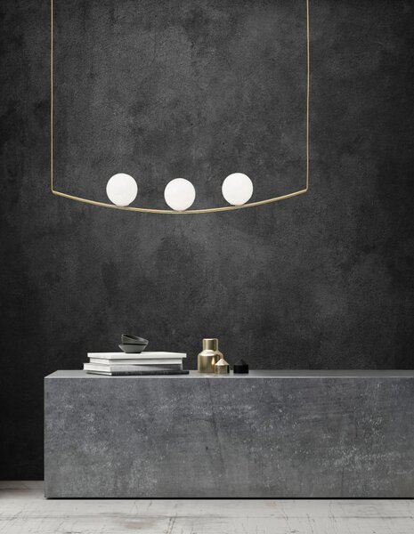 Luster na lanku Vitton 180 mosadz – Zlatá