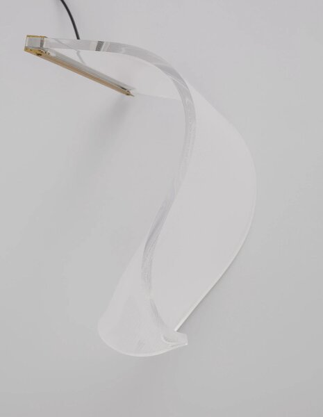 LED stolová lampa Siderno – Zlatá