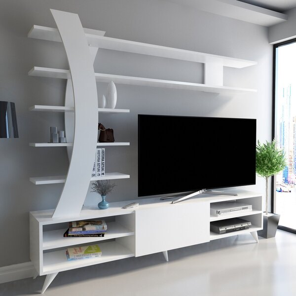 Kalune Design Obývacia stena DURU 180 cm biela