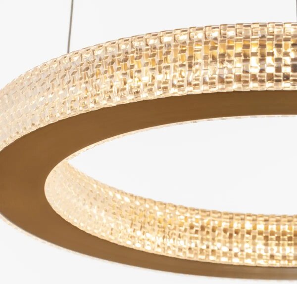 LED luster Fiore 40 zlaté – Zlatá
