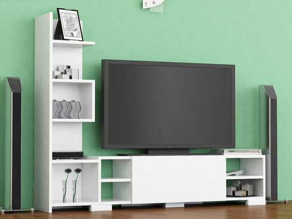 Kalune Design Obývacia stena PERA 120 cm biela