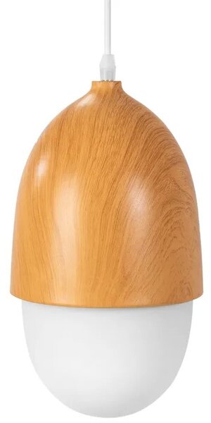 TooLight Orechové stropné svietidlo Wood APP952-1CP hnedobiele