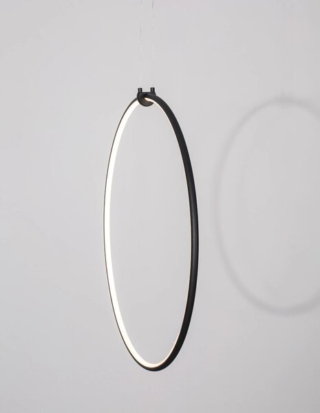 LED luster Ring – Čierna