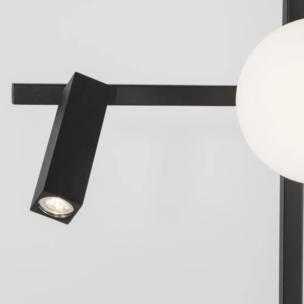 Moderná stojaca lampa Joline – Čierna