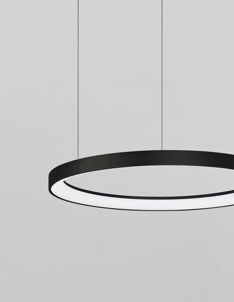 LED luster Pertino 58 3000K čierne – Čierna
