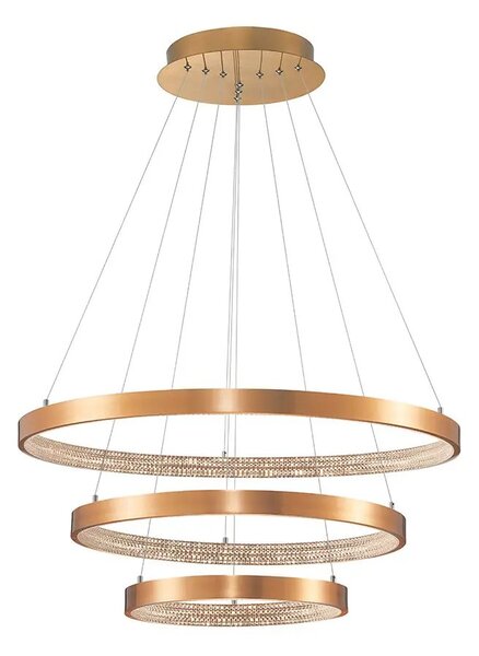 LED luster Preston 180 zlaté – Zlatá
