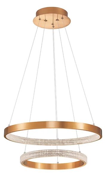 LED luster Preston 2 60 zlaté – Zlatá