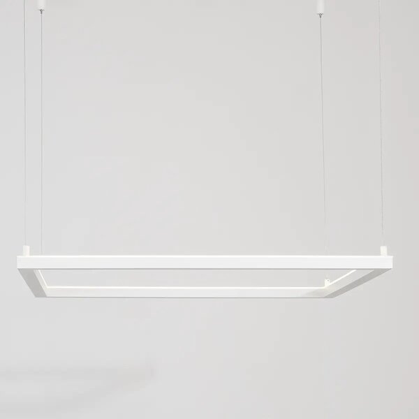 LED luster Eterna 75 biele – Biela