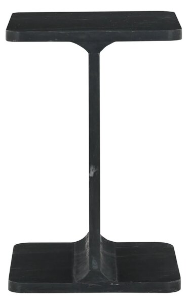 LivinHill Odkladací stolík Avola 30 cm čierny mramor