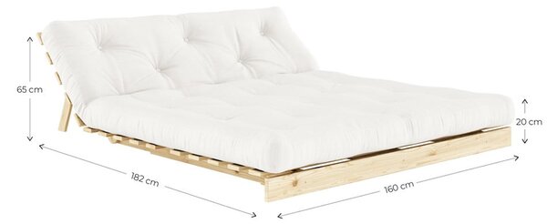 Rozkladacia pohovka v petrolejovej farbe 160 cm Roots Black Night – Karup Design