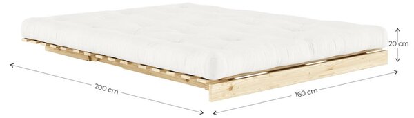 Rozkladacia pohovka v petrolejovej farbe 160 cm Roots – Karup Design