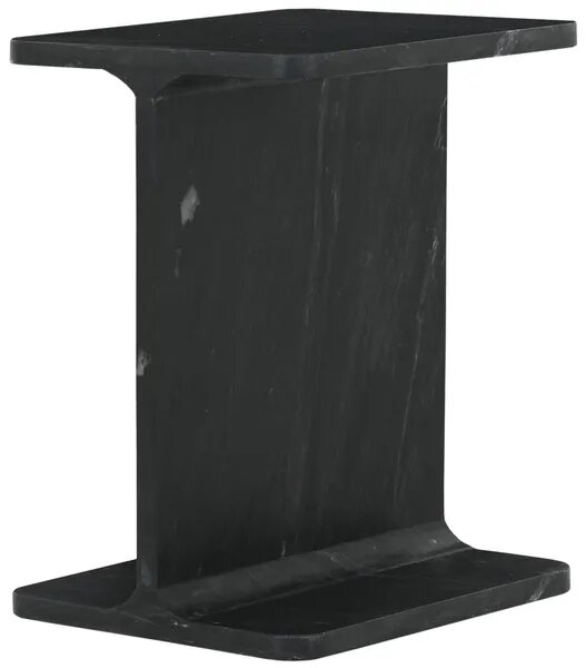 LivinHill Odkladací stolík Avola 30 cm čierny mramor
