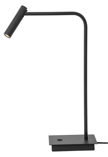 Dizajnová stolová lampa Sicily – Čierna