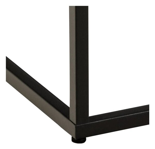 Actona Odkladací stolík Barossa 40 cm mramor/čierny