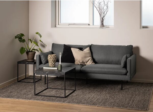 Actona Odkladací stolík Barossa 40 cm mramor/čierny