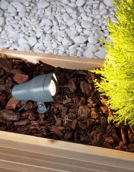 Vonkajšia záhradná lampa Inside 7.5 tmavo sivé – Sivá