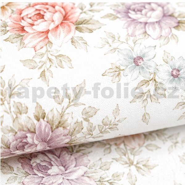 Samolepiace fólie kvety, metráž, šírka 67,5 cm, návin 15m, GEKKOFIX 10667, samolepiace tapety