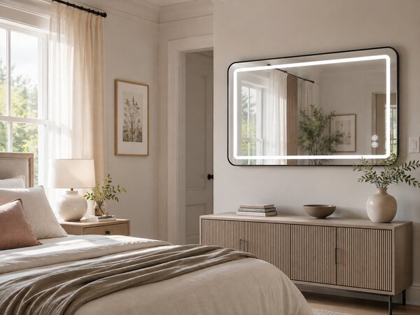 LED zrkadlo 50x70 cm
