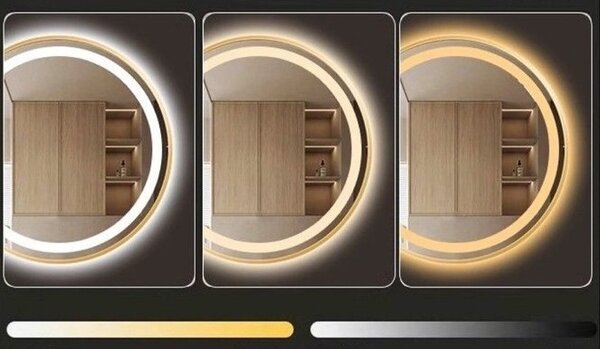 LED zrkadlo okrúhle 60 cm