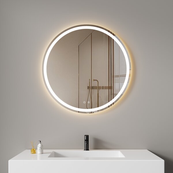 LED zrkadlo okrúhle 60 cm