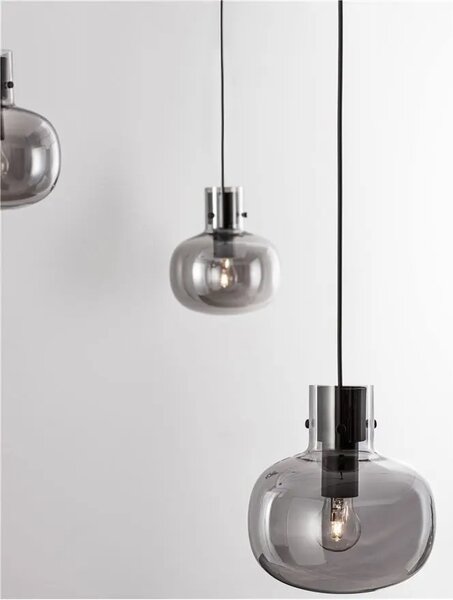 Luster na lanku Cinzia 180 smoky – E27
