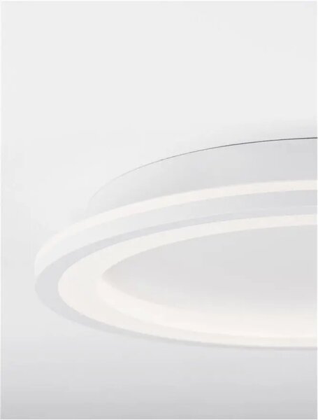 LED stropné svietidlo Oggy 37 biele – Biela