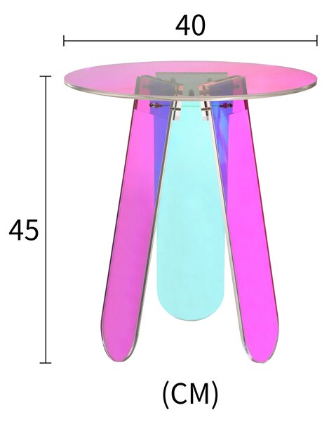 LivinHill Odkladací stolík Modig 40 cm viacfarebný
