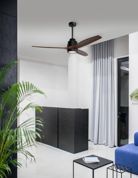 Stropný ventilátor Sabal s diaľkovým ovládaním – Čierna