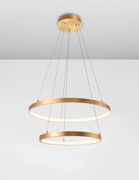LED luster Leon 60 zlaté – Zlatá