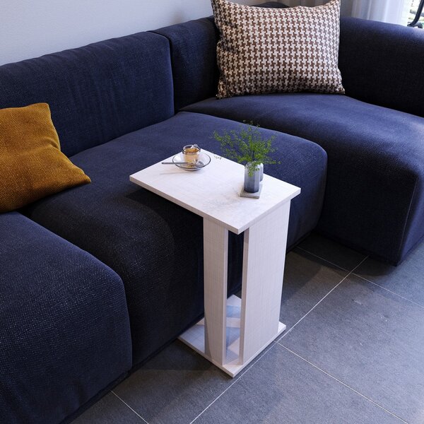 Hanah Home Odkladací stolík Pasific biely