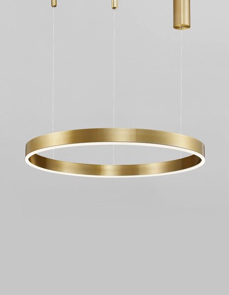 LED luster Motif 60 zlaté stmievateľné – Zlatá