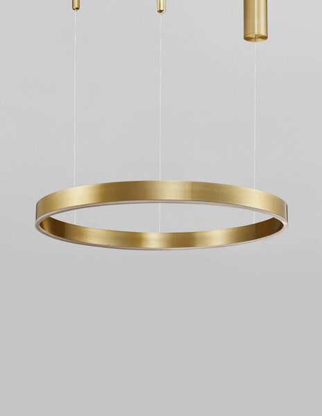 LED luster Motif 60 zlaté stmievateľné – Zlatá