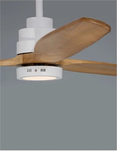 Stropný ventilátor Nature 132 biele s diaľkovým ovládaním – Biela