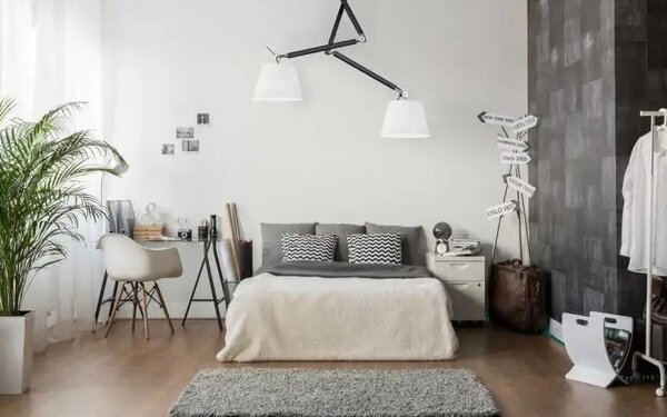 Industriálny luster Zyta 2S čierne/strieborná – Čierna