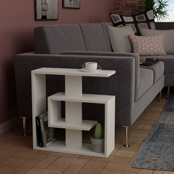 Hanah Home Odkladací stolík Saly biely