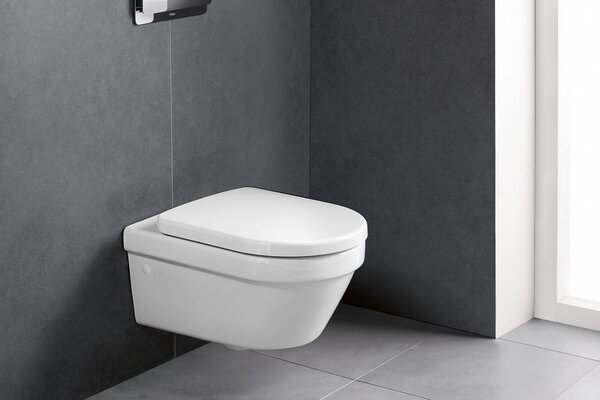 Villeroy & Boch Architectura - WC sedátko s poklopom, QuickRelease, SoftClose, alpská biela 98M9C101