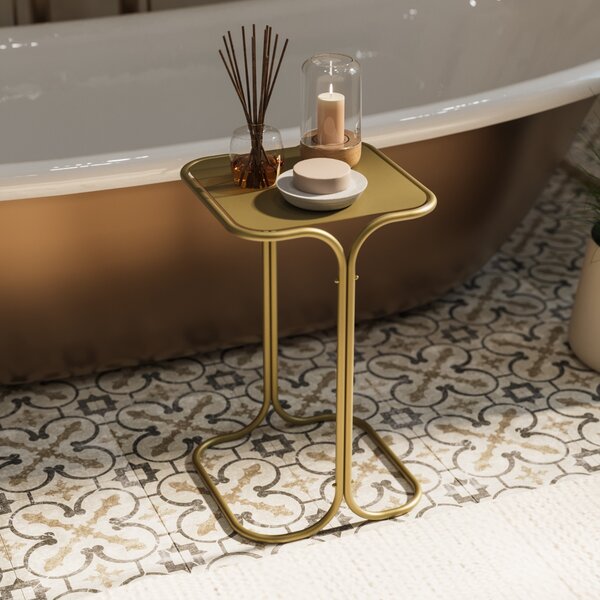 Kalune Design Odkladací stolík Shb-001-B zlatý