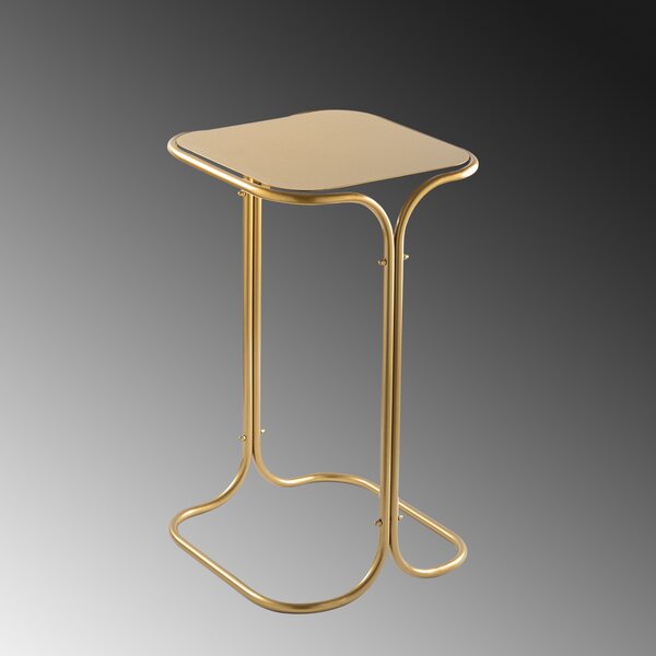 Kalune Design Odkladací stolík Shb-001-B zlatý