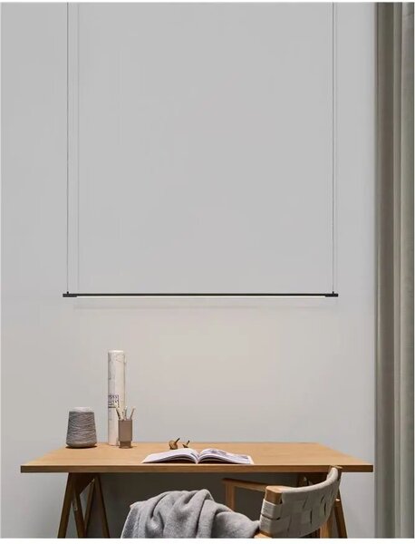 LED luster Elettra 120 čierne – Čierna