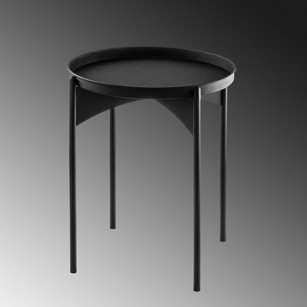 Kalune Design Odkladací stolík Shb-002-A čierny