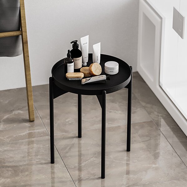 Kalune Design Odkladací stolík Shb-002-A čierny