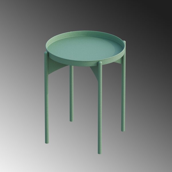 Kalune Design Odkladací stolík Shb-002-E zelený