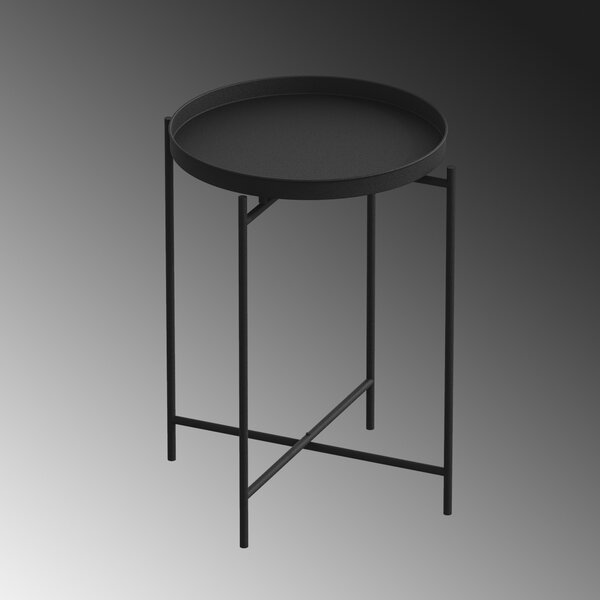 Kalune Design Odkladací stolík Shb-007-B čierny